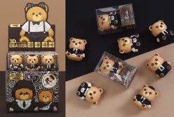 Długopis żelowy BEAR niebieski 0,5mm Sadpex (ZF7031)