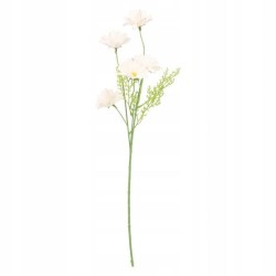 Kwiaty kosmos silikonowy 50 cm biała Home And Garden (3239)