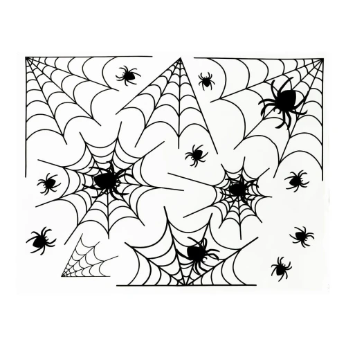 Ozdoba halloweenowa Dekoracja elektrostatyczna - pajęczyna Arpex (HA5050)