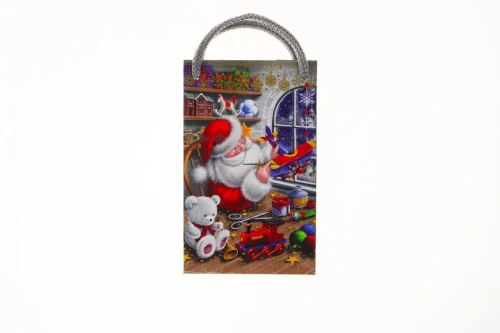 Torba prezentowa torebka BOŻE NARODZENIE [mm:] 100x160x 60 Paw (T5L)