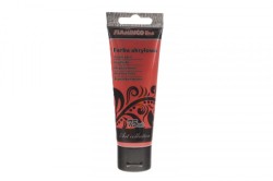 Farba akrylowa perłowy kolor: perłowy czerwone wino 75ml Flamingo Line (826)