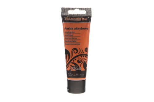 Farba akrylowa perłowy kolor: perłowy miedziany 75ml Flamingo Line (663)
