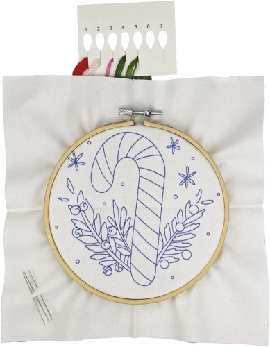 Zestaw kreatywny Craft-Fun Series Zestaw do haftowania - cukrowa laska Titanum (25YY0512(1-6#))
