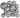 Ozdoba styropianowa Craft-Fun Series kulki (mix)mm Titanum (BJ25042718)