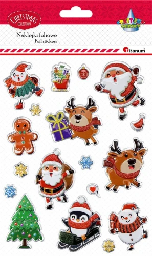 Naklejka (nalepka) Craft-Fun Series wypukłe XMAS Titanum (24ESD050-3)