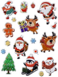 Naklejka (nalepka) Craft-Fun Series wypukłe XMAS Titanum (24ESD050-3)