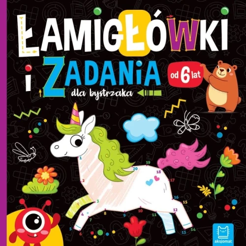 Książka dla dzieci Łamigłówki i zadania dla bystrzaka . Aksjomat