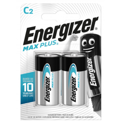 Bateria alkaliczna C 1.5V | MAX Plus | 2 szt.