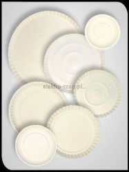 Talerz jednorazowy 18 tektura śr. 180mm 100 szt Lila