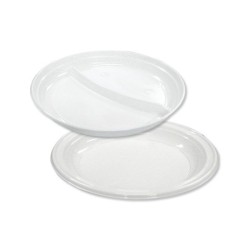 Talerz jednorazowy papier śr. 180mm 100 szt (nd)