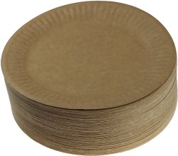 Talerz jednorazowy papier śr. 150mm 100 szt (nd)