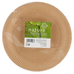 Talerz jednorazowy papier śr. 230mm 50 szt (nd)