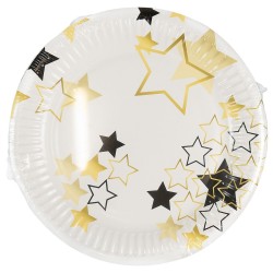 Talerz jednorazowy Celebrate! papier śr. 180mm 8 szt Arpex (DC2731F)