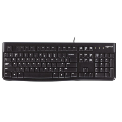 Logitech klawiatura K120 | przewodowa | USB | black