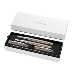 Zestaw piśmienniczy Jazz Noble Elegance Taupe pióro wieczne + pióro kulkowe Pelikan (400197483)
