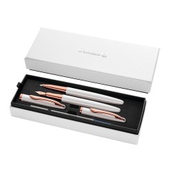 Zestaw piśmienniczy Jazz Noble Elegance Pearl pióro wieczne + pióro kulkowe Pelikan (400197471)