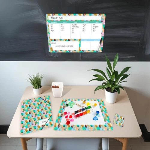 Zestaw szkolny Bubble tea 4 el. Biurfol (KPL-NADRUK-01-37)