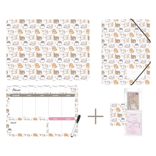 Zestaw szkolny Kittens 4 el. Biurfol (KPL-NADRUK-01-35)