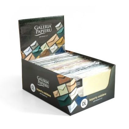 Koperta mix kolorów DL mix Galeria Papieru (284902) 45 sztuk