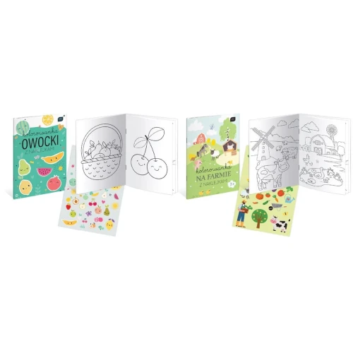 Książka dla dzieci Owoce  farma A-4/16 Interdruk (5902277352019)