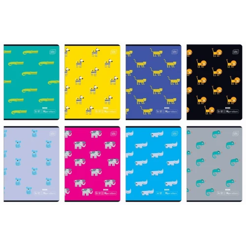 Zeszyt BEBE KIDS A5 32k. 90g trzy linie Interdruk