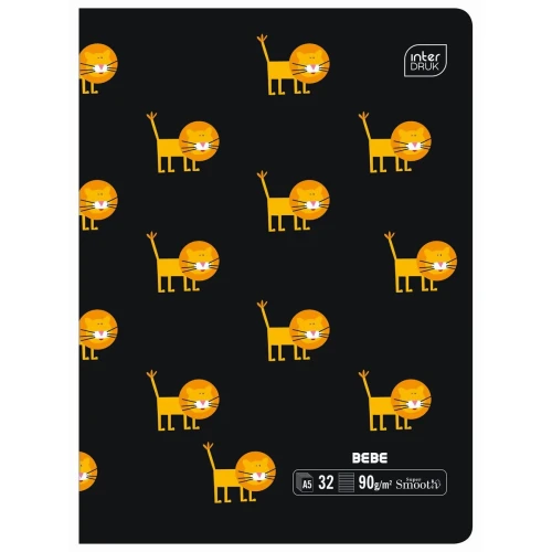 Zeszyt BEBE KIDS A5 32k. 90g trzy linie Interdruk