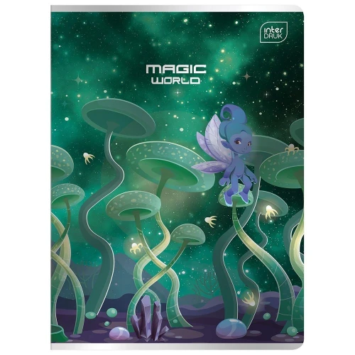 Zeszyt METALIC FANTASY A5 16k. 70g trzy linie Interdruk