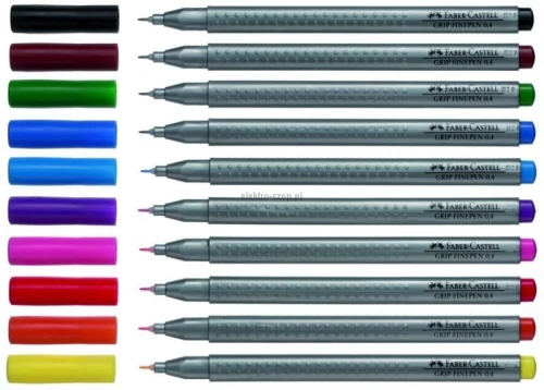 Cienkopis Grip Faber-Castell 0,4mm żółty (FC151607)