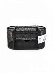 Przybornik na biurko JUMBO czarny metal Tres (5a)