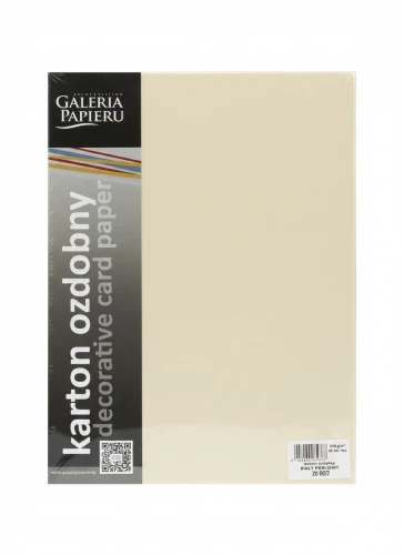 Papier ozdobny (wizytówkowy) iceland A4 kremowy 250g Galeria Papieru (200602)