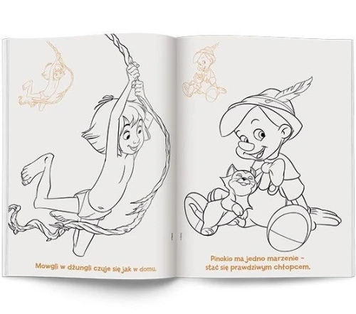 Książka dla dzieci Disney. Kolorowanka z Naklejkami Ameet (na 9140)