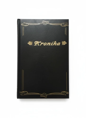 Kronika a4 pionowa nity CZARNY 100k. [mm:] 210x300 Barbara