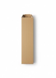 Opakowanie ozdobne na dwie butelki naturalne 5zt szara Paw (OP-PN-2)