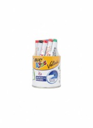 Marker suchościeralny 8571431 wkład mix okrągła końcówka Velleda (24 sztuki)