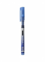 Pióro kulkowe na naboje THINK TRI X niebieski wkład niebieski 0,5mm Deli (EQ300bl)