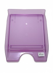 Szuflada na dokumenty na dokumenty przeźroczysta fioletowa a4 fioletowy przezroczysty plastik [mm:] 297x210 Durable (1701674020)