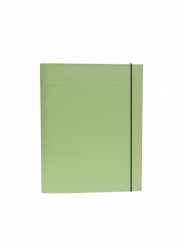 Teczka kartonowa na gumkę PasteLove z gumką B4 limonka VauPe (P/310/31)