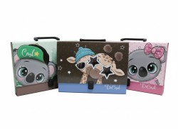 Teczka kartonowa na zatrzask BE COOL z rączką 4cm A4 mix VauPe (304/95)