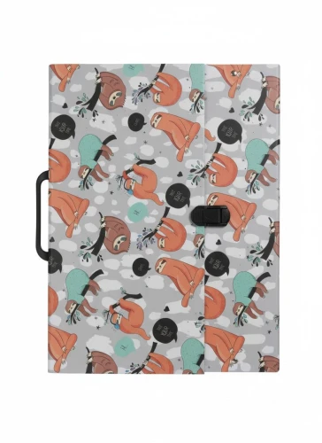 Teczka kartonowa na klips LENIWCE t0122 Z RĄCZKĄ B4 mix Penmate (TT9238)