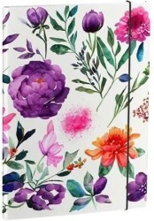 Teczka z szerokim grzbietem na gumkę FLORIA A4 VauPe (310/93)