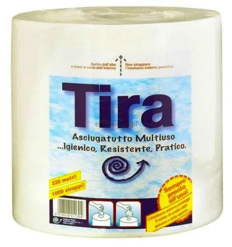 Ręcznik rolka Jumbo Role 1000 100% celuloza kolor: biały Tira