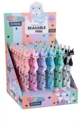 Długopis wymazywalny automatyczny Foxes wkład niebieski 0,5mm Patio (01706PTR)