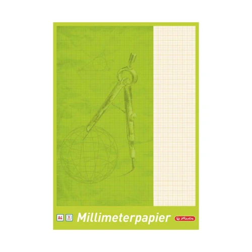 Blok milimetrowy 690404 A4 25k Herlitz (300008143)