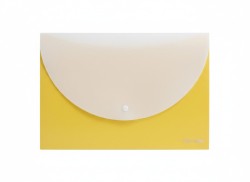 Teczka plastikowa na zatrzask RIO ŻÓŁTA 5902315578074 A4 żółta 180 mic. Deli (E38977_YELLOW)