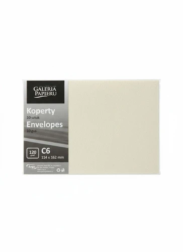Koperta wood jasnokremowy C6 Galeria Papieru (282226) 10 sztuk