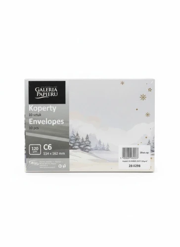 Koperta magia zimy C6 Galeria Papieru (280298) 10 sztuk