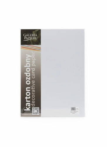 Papier ozdobny (wizytówkowy) pearl diamentowa A4 biały 210g Galeria Papieru (205451)