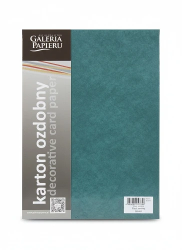 Papier ozdobny (wizytówkowy) flash A4 zielony 200g Galeria Papieru (205405)