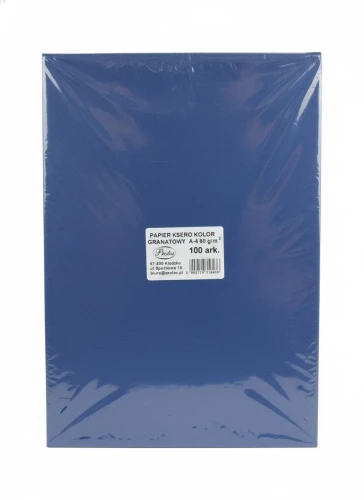 Papier kolorowy A4 granatowy 100k. 80g Protos