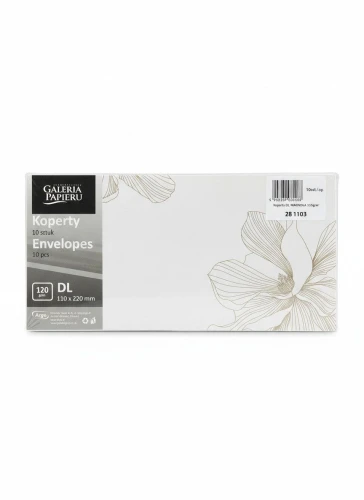 Koperta magnolia DL mix Galeria Papieru (281103) 10 sztuk